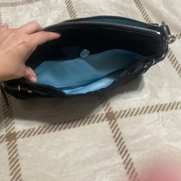 NWOT Coach Colette Black Signature shoulder bag - Picture 4 of 8